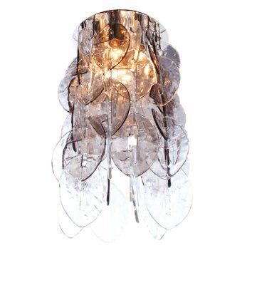 Cascading 25 Amber Murano Chandelier With Interlocking Glass By J. T. Kalmar For Kalmar, 1960s photo furniture