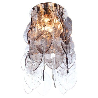 Cascading 25 Amber Murano Chandelier With Interlocking Glass By J. T. Kalmar For Kalmar, 1960s photo buy