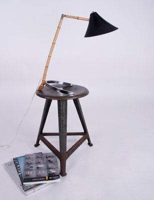 Industrial Factory Bauhaus Stool Attributed To Rowac / Robert Wagner, Germany, 1920s photo 1209.0