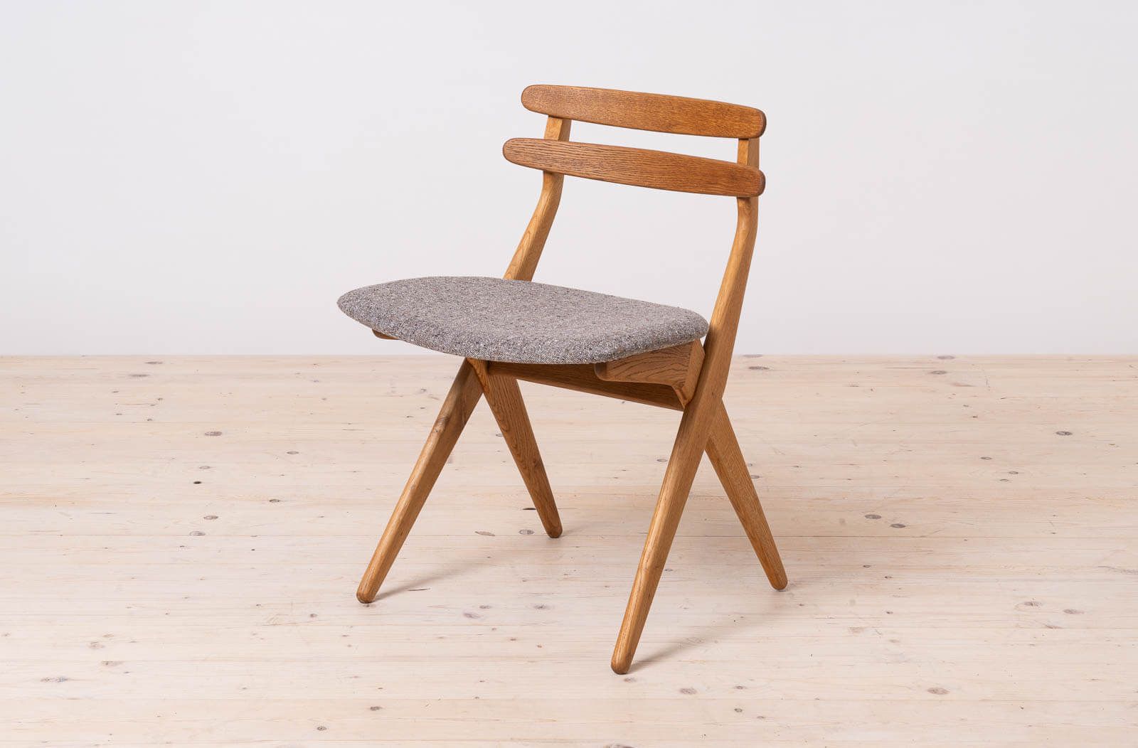 Set Of 4 Dining Chairs, Model Saks By Poul Volther, Timless Danish Design, Fully Restored photo 3400.0