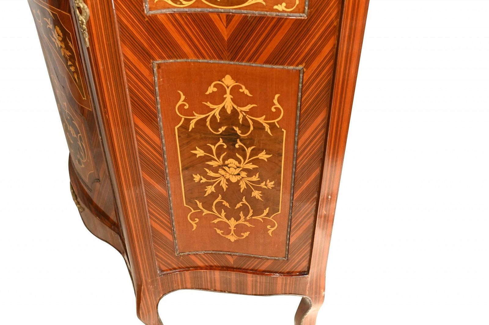 French Empire Cabinet Chest Marquetry Inlay photo vinterior