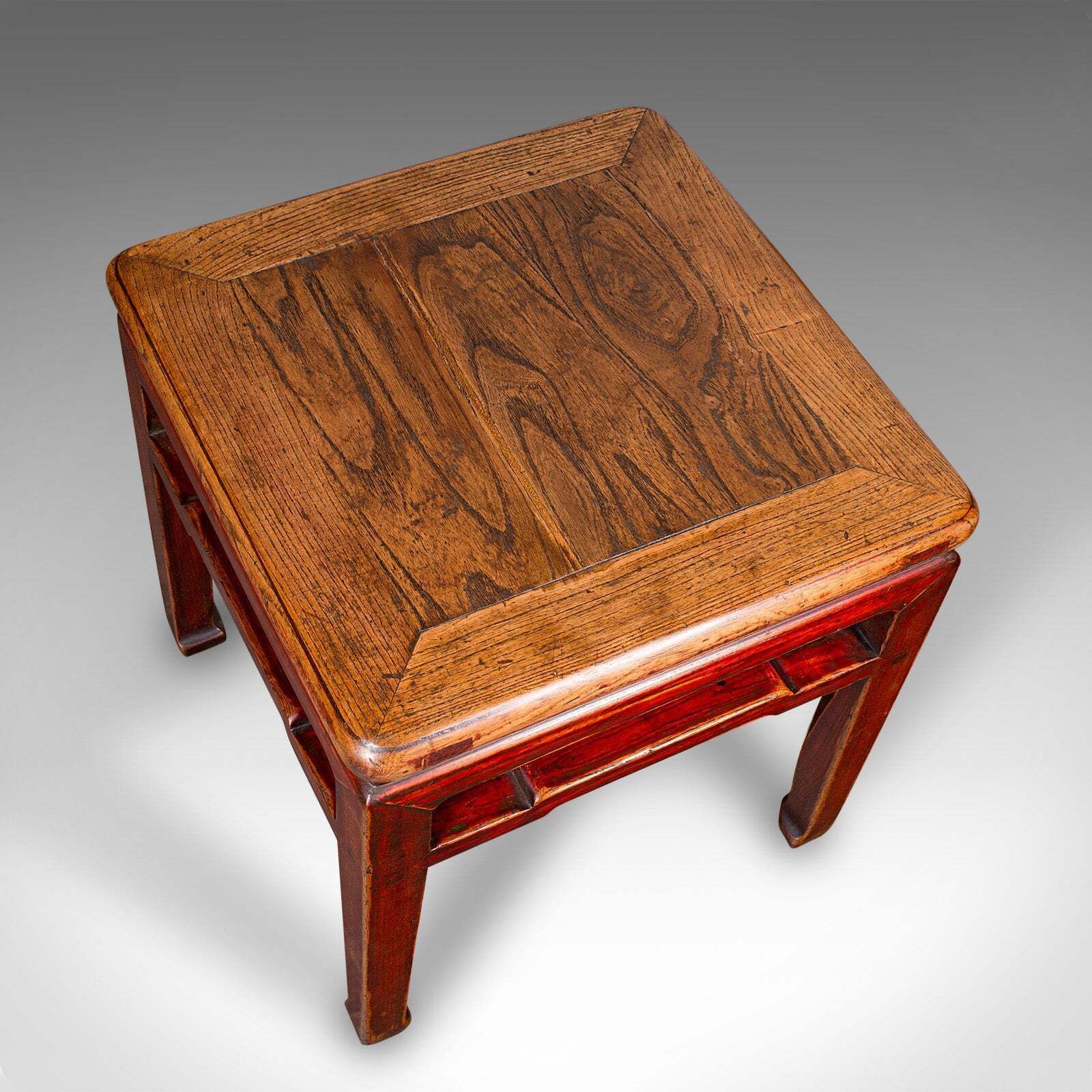 Antique Chabudai Table, Japanese, Elm, Tea, Kneeling, Meiji, Victorian, C.1900 photo vinterior