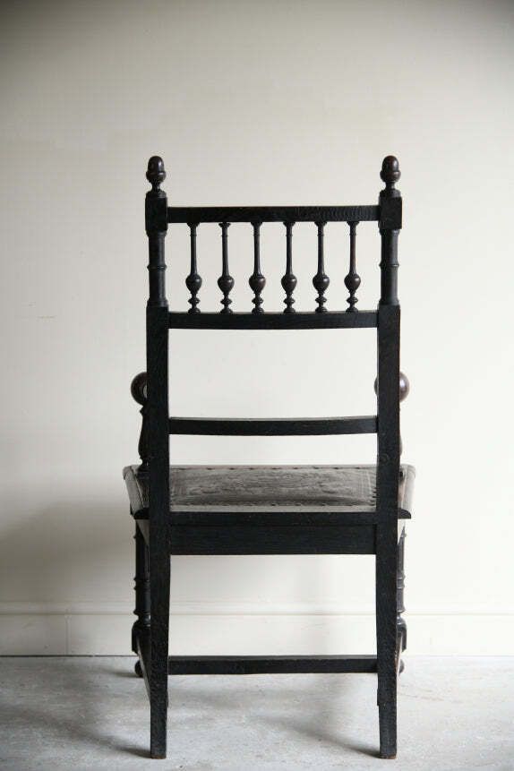 Antique Oak Occasional Chair, 1800s photo buy