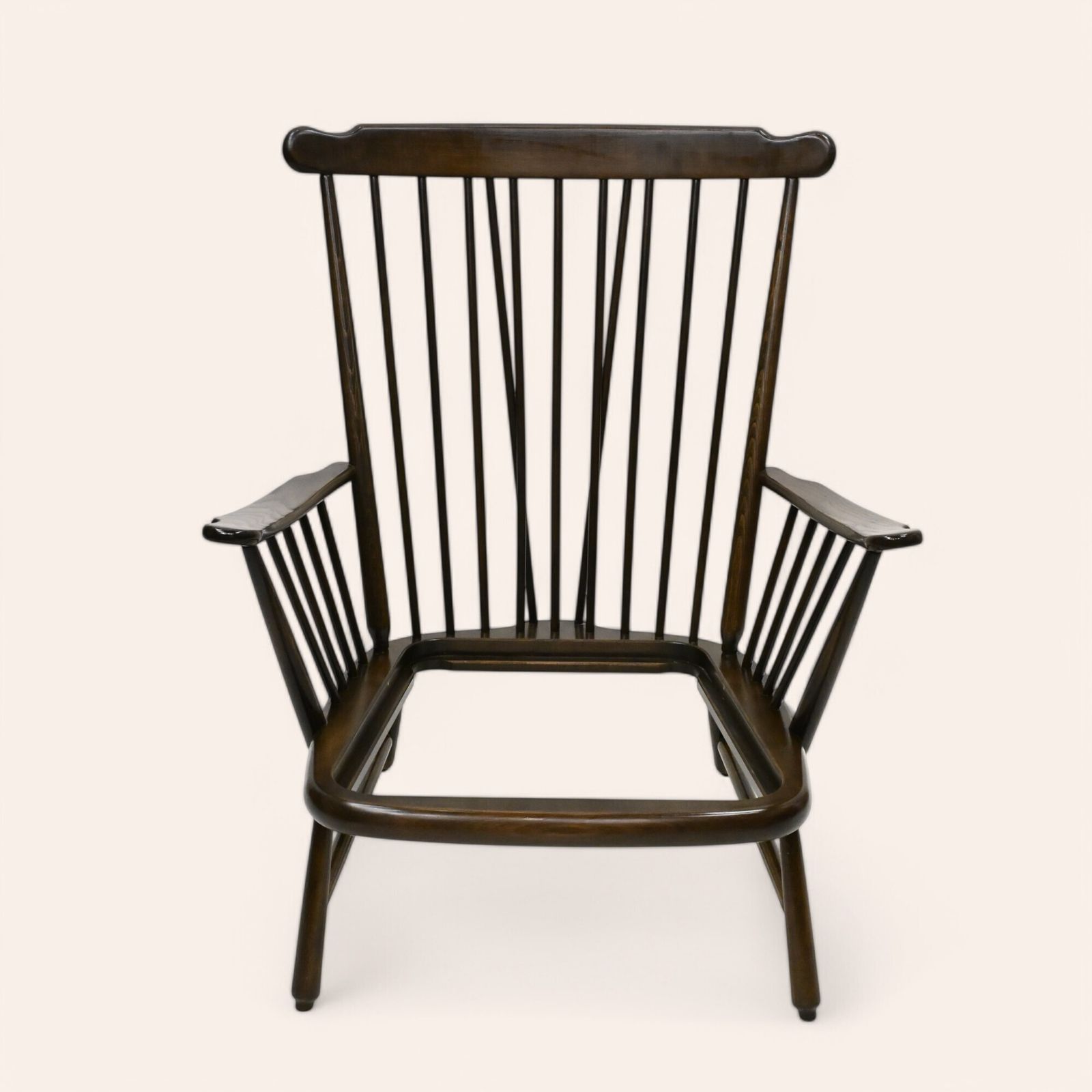 photo for sale Ercol Easy Chair Armchair Dark Finish Original Upholstery Free Uk Delivery*