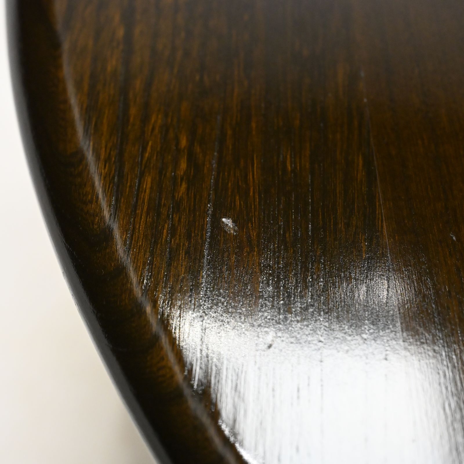 187.0 Ercol Oval Coffee Table Gate Leg Dark Finish Free Nationwide Delivery photo