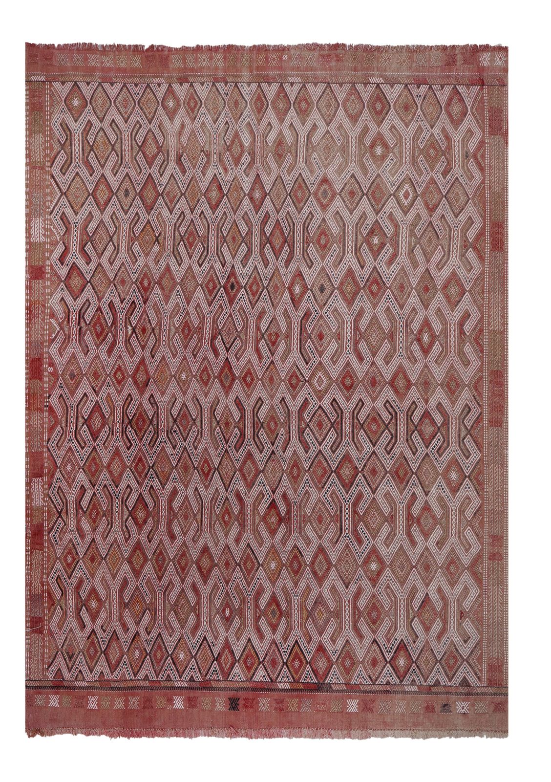Jajim Kilim Rug – Handwoven Mid 20th Century Beauty 5'2'' X 7'7''