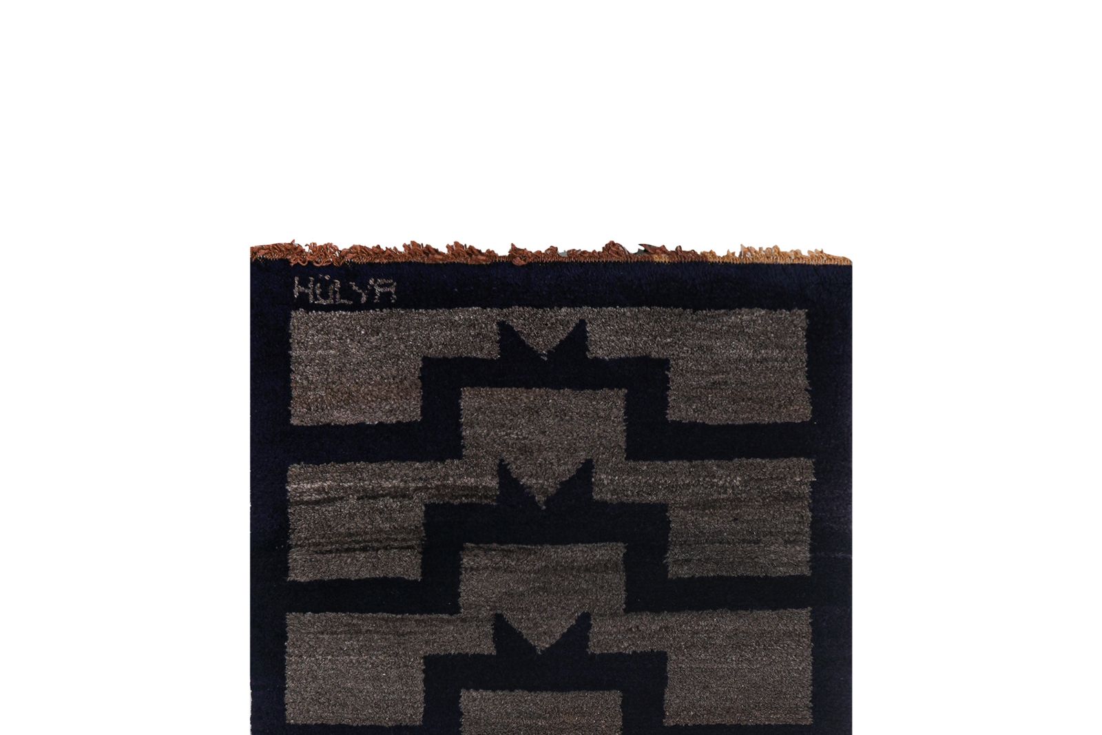 1970s Vintage Mohair Tulu Rug 2'7'' X 6'2'' photo for sale