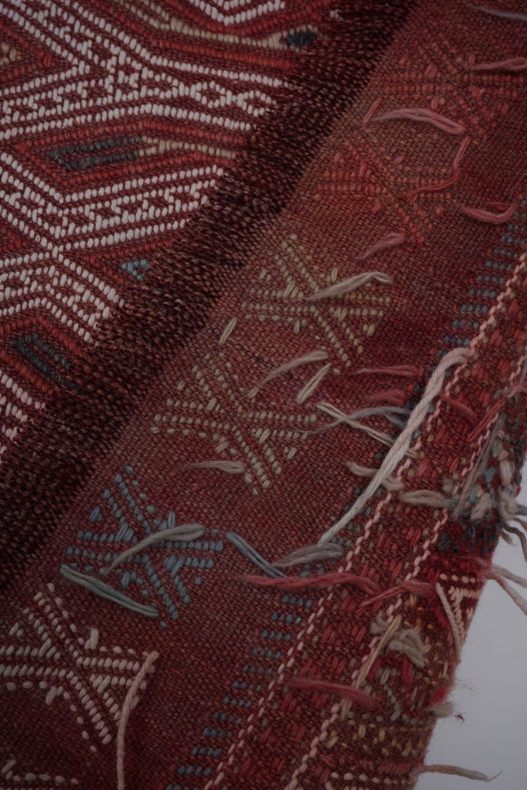 Textiles Vintage Turkish Jajim Kilim Rug 5'9'' X 8'2'' photo