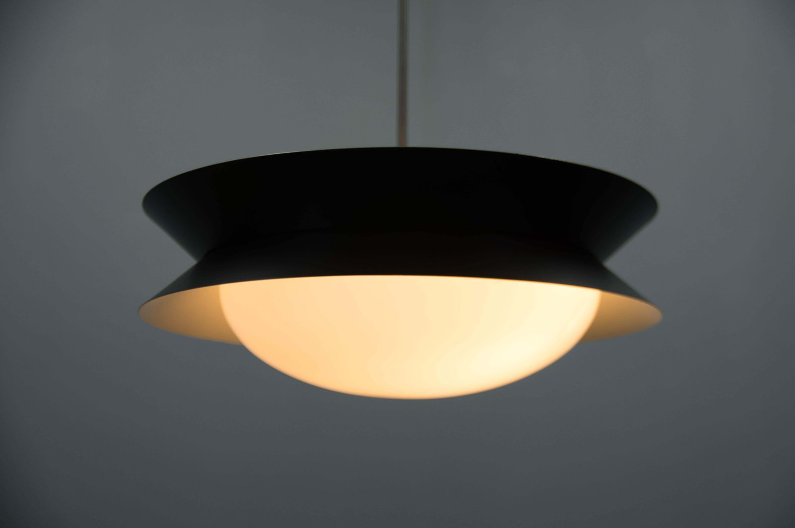 Space Age Ufo Chandelier By Napako 1960s, Restored photo Lighting
