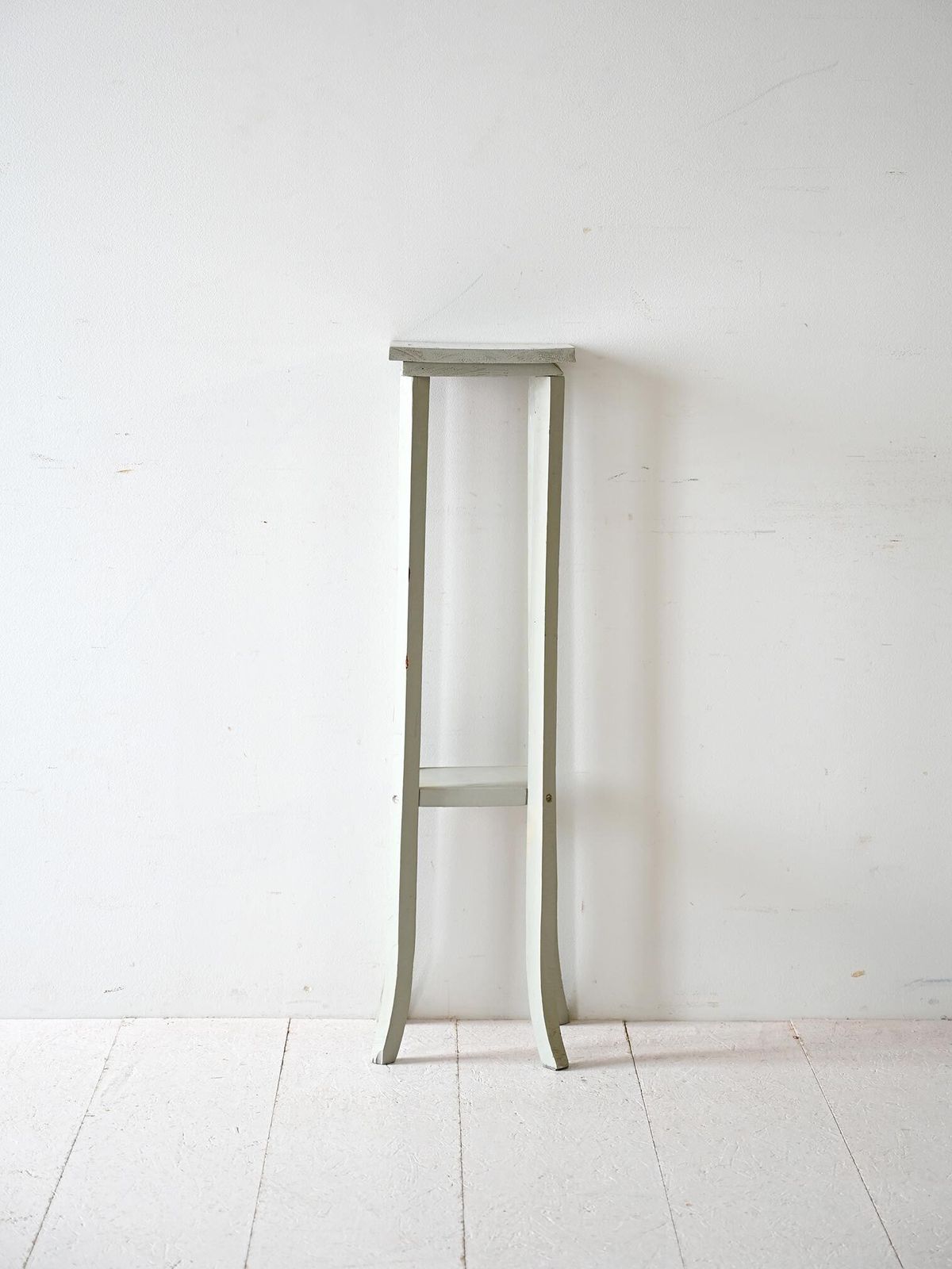 Vintage Swedish Painted Wooden Pedestal photo for sale