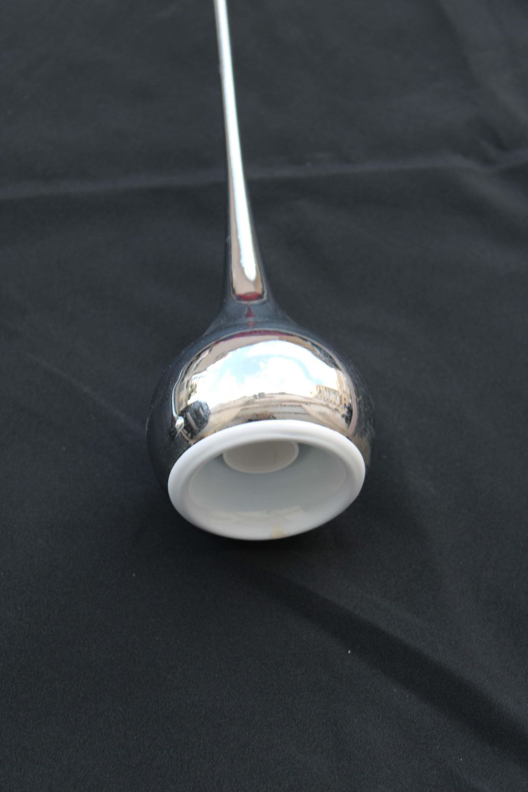 Minimal Trumpet Pendant Lamp Esoperia Italian Design 1970 Metal photo for sale