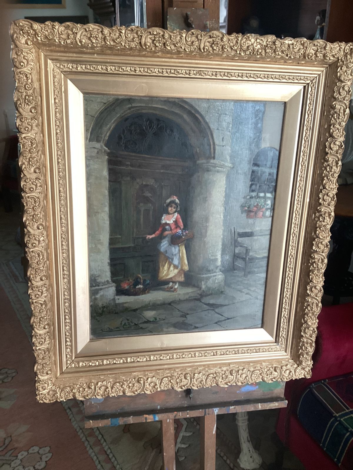 Oil Painting By Alfred Richard Kemplen Active 1897 1907