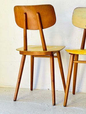 photo vinterior Eetkamerstoelen Van Ton, Ca. Jaren 1960, Set Van 4