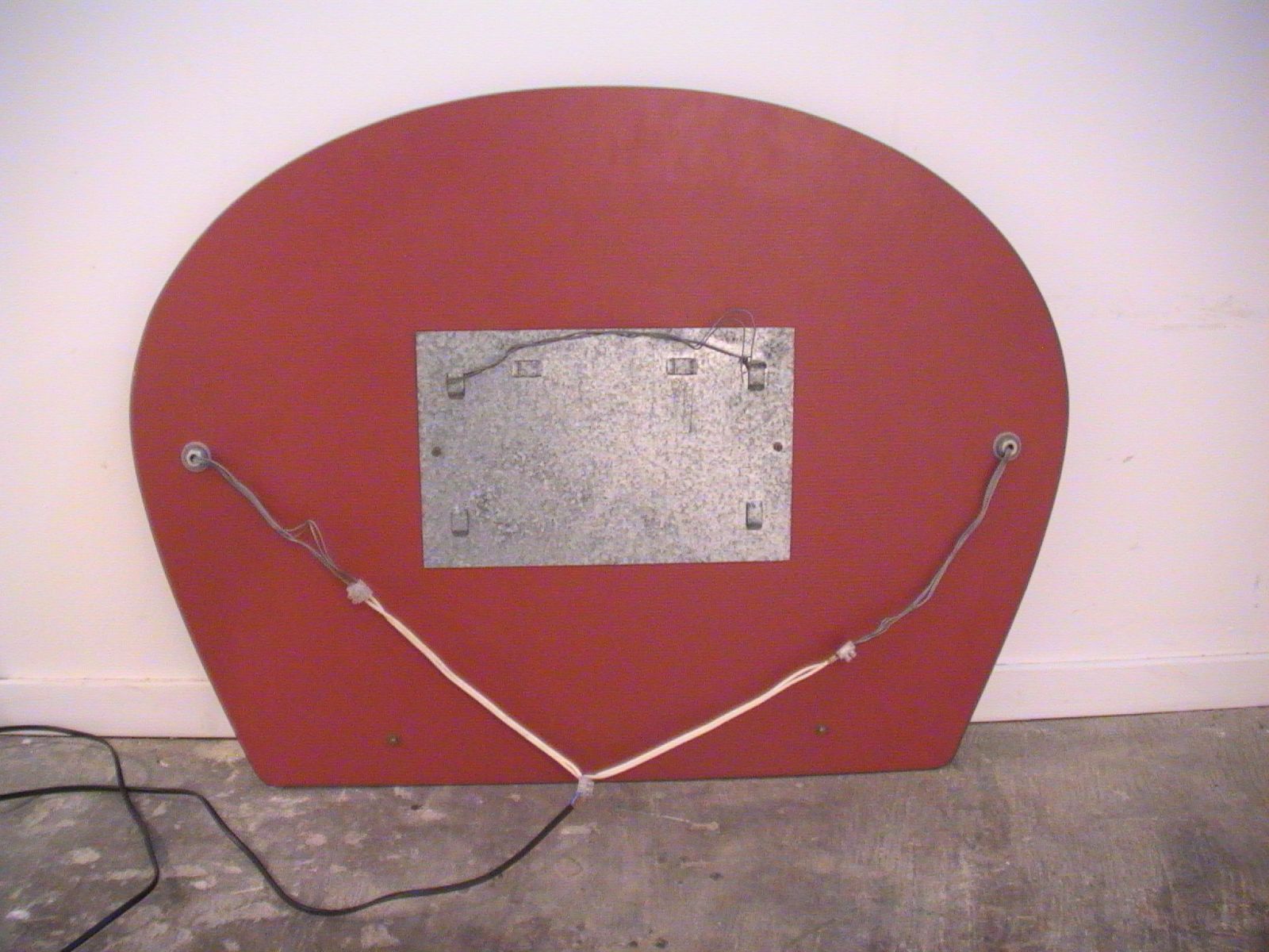 Home Decor Mid Century Italian Mirror With Sconces & Console photo