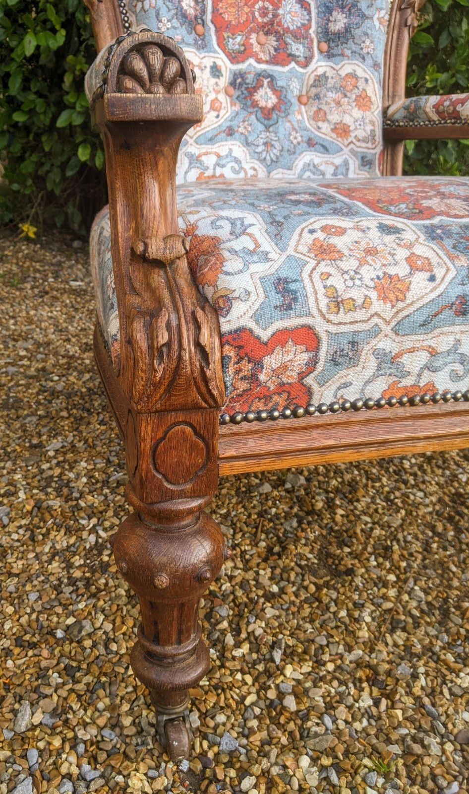 Good Large Oak Victorian Aesthetic Armchair photo 575.0