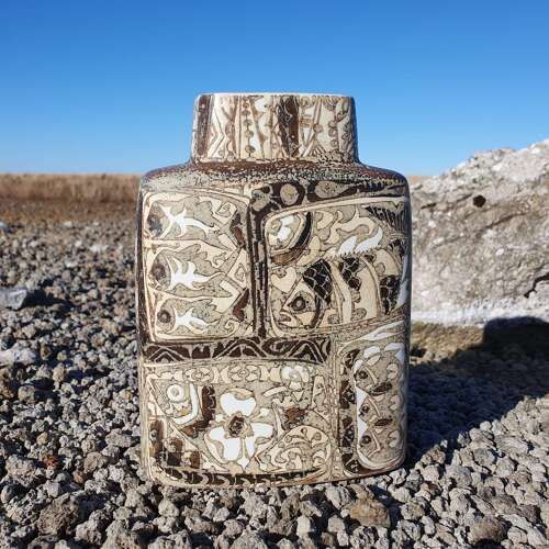 Royal Copenhagen. Faience "Baca" Vase By Nils Thorsson. photo Home Decor