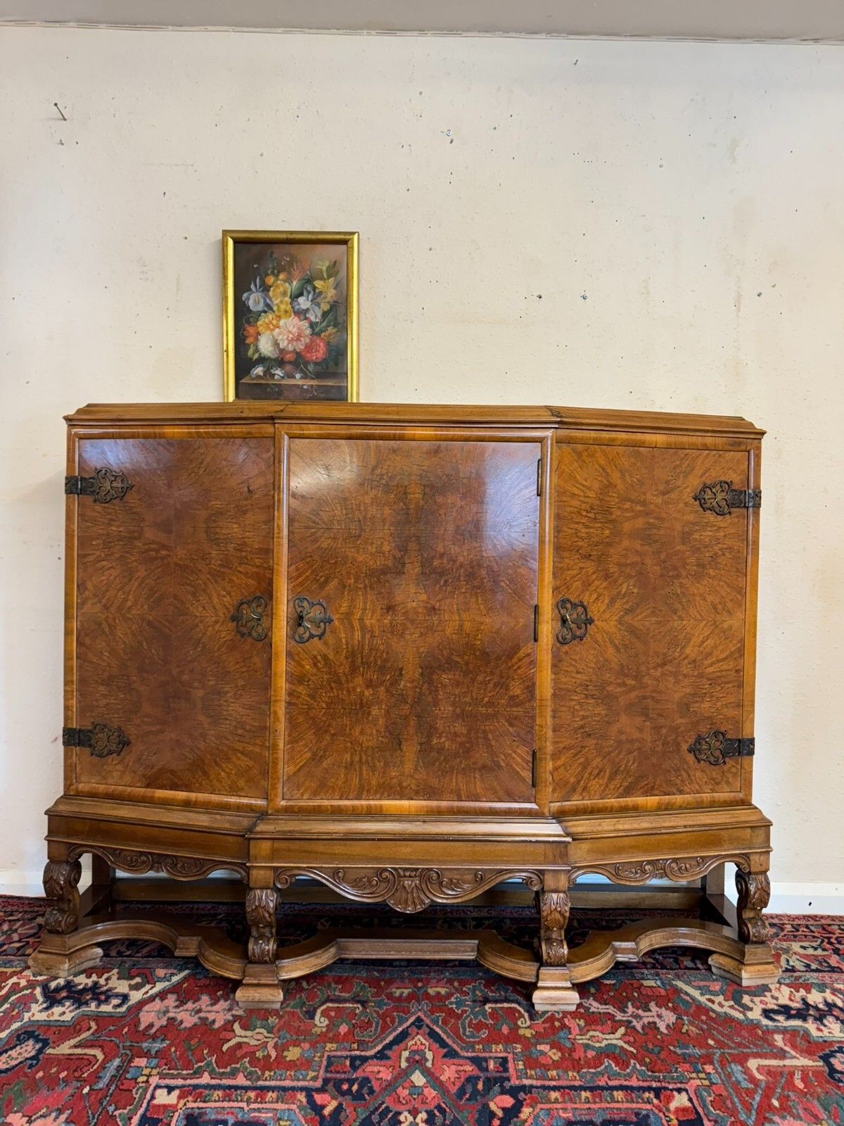 Fantastic Quality Antique French Burr Walnut Cabinet/Cupboard Circa 1920 photo furniture