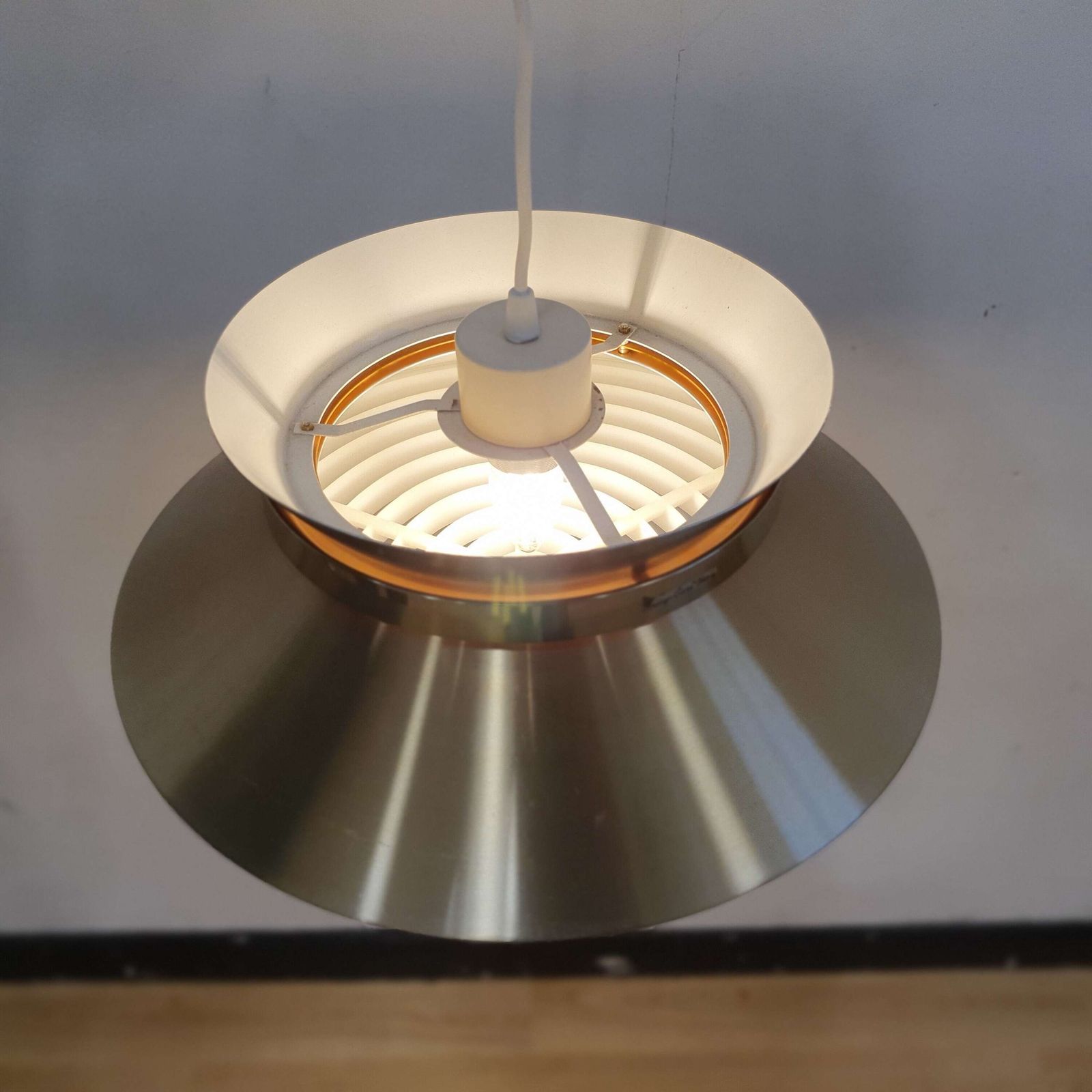 Pendant Light By Carl Thore Design For Granhaga Metalindustri Of Sweden. 1970s photo 230.0