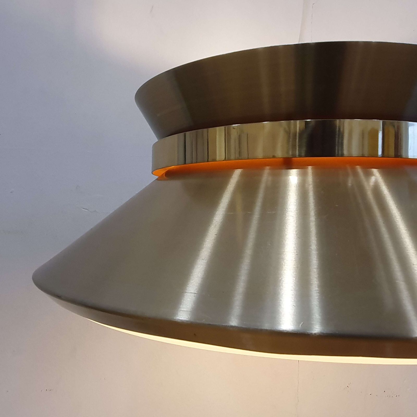 Pendant Light By Carl Thore Design For Granhaga Metalindustri Of Sweden. 1970s photo vinterior