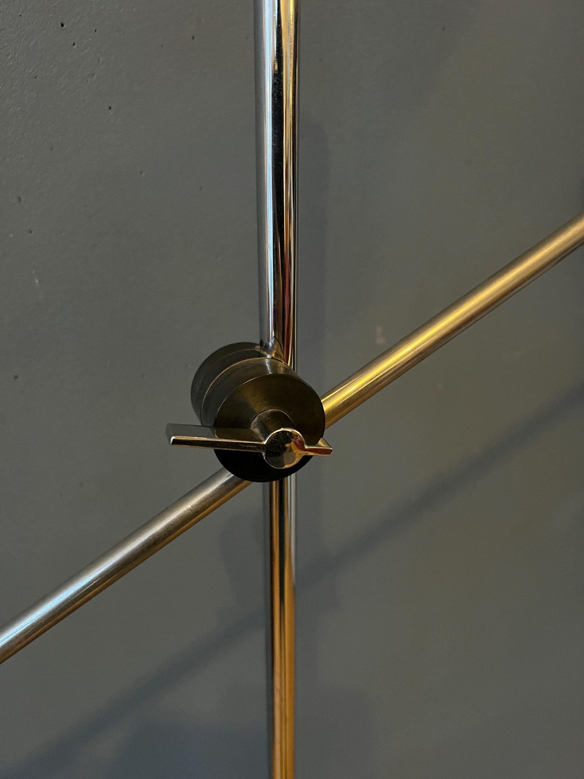 photo for sale Mid Century Adjustable Brown Floor Lamp