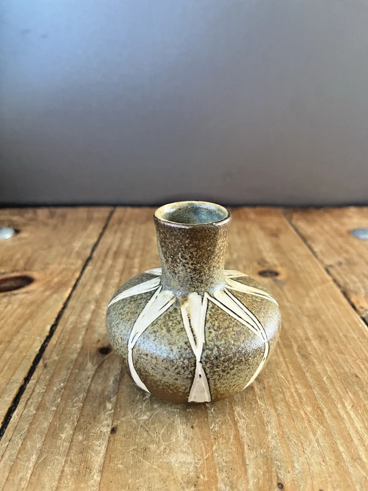 Danish Mid Century Modern 60's Johannes Andersen Keramik Scandi Sgraffito Vase photo buy