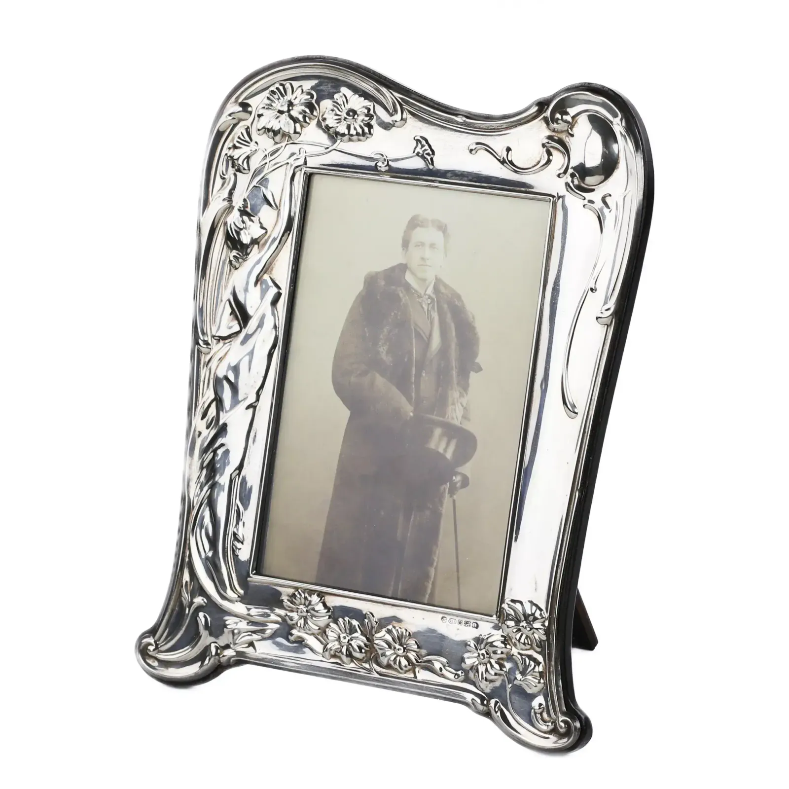 Art Nouveau Sterling Silver Photograph Frame, Sheffield, United Kingdom photo for sale