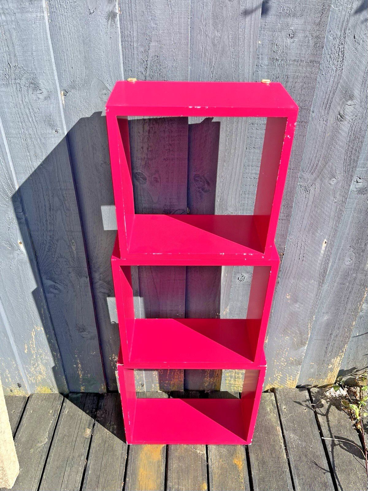 photo buy 3 Mid Century 60's Style Shop Display Wall Cubes Shelves Vintage Retro Pop Art