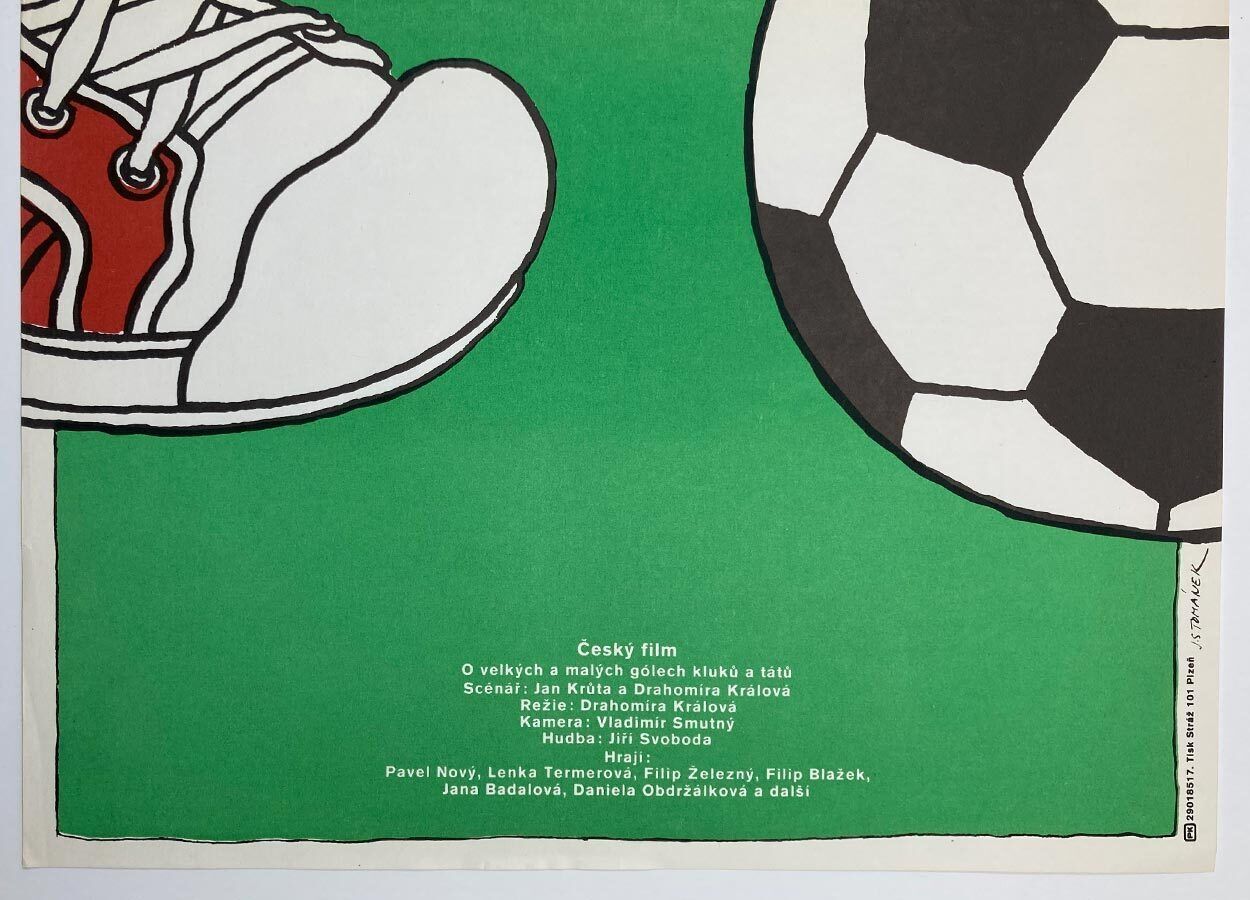 Original Movie Poster, ‎Winning Quietly, Jan Tománek, 1984, Genuine Czech Vintage Print photo for sale