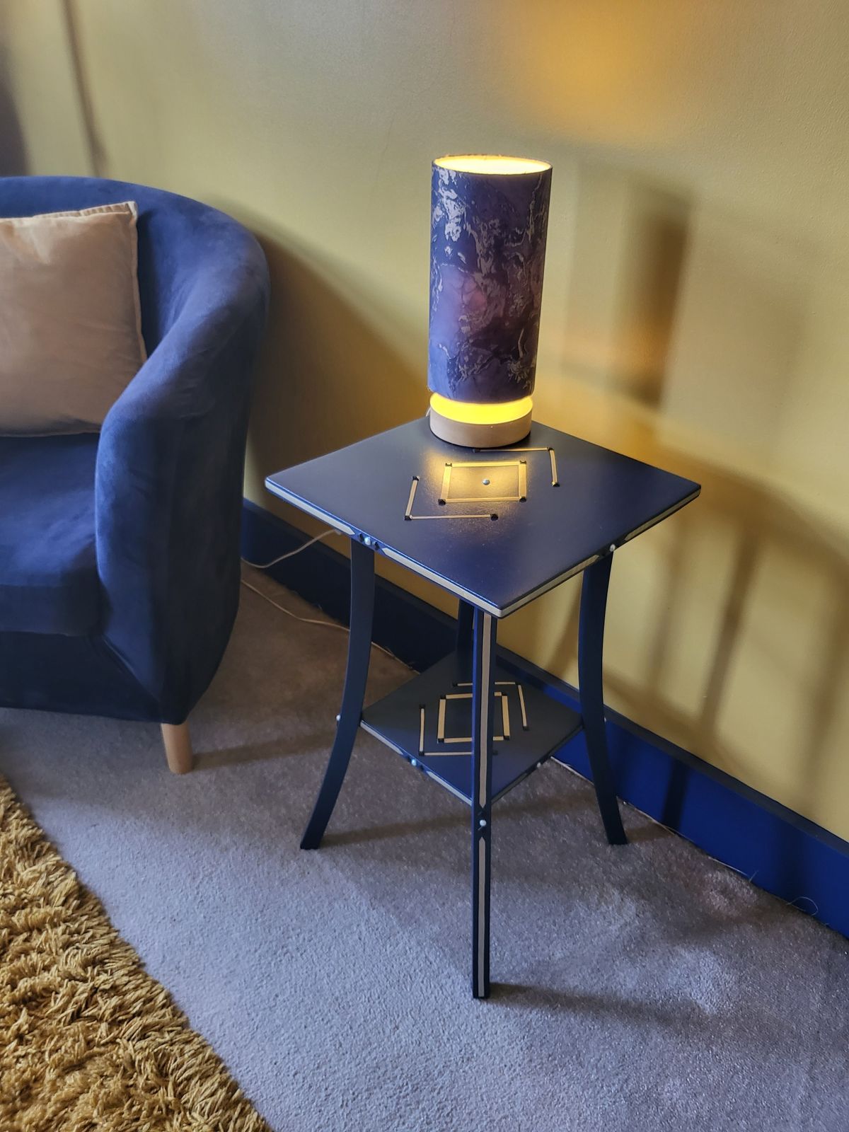 Bespoke Refurbished Vintage Oak Plant /Side Table By Tessqfurnishings photo vinterior