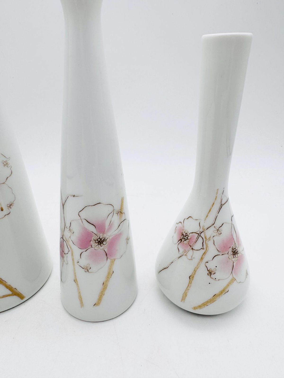 Set Of 3 Vintage Rosenthal Posy Vases photo for sale