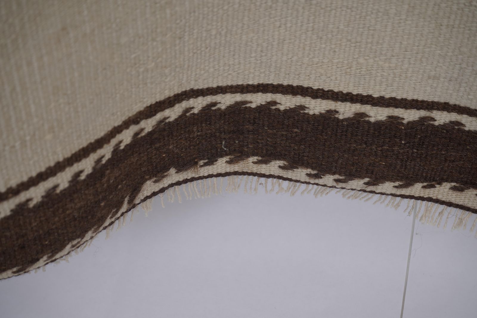 Striped Organic Hemp Kilim Rug 2'6'' X 9'4'' photo buy