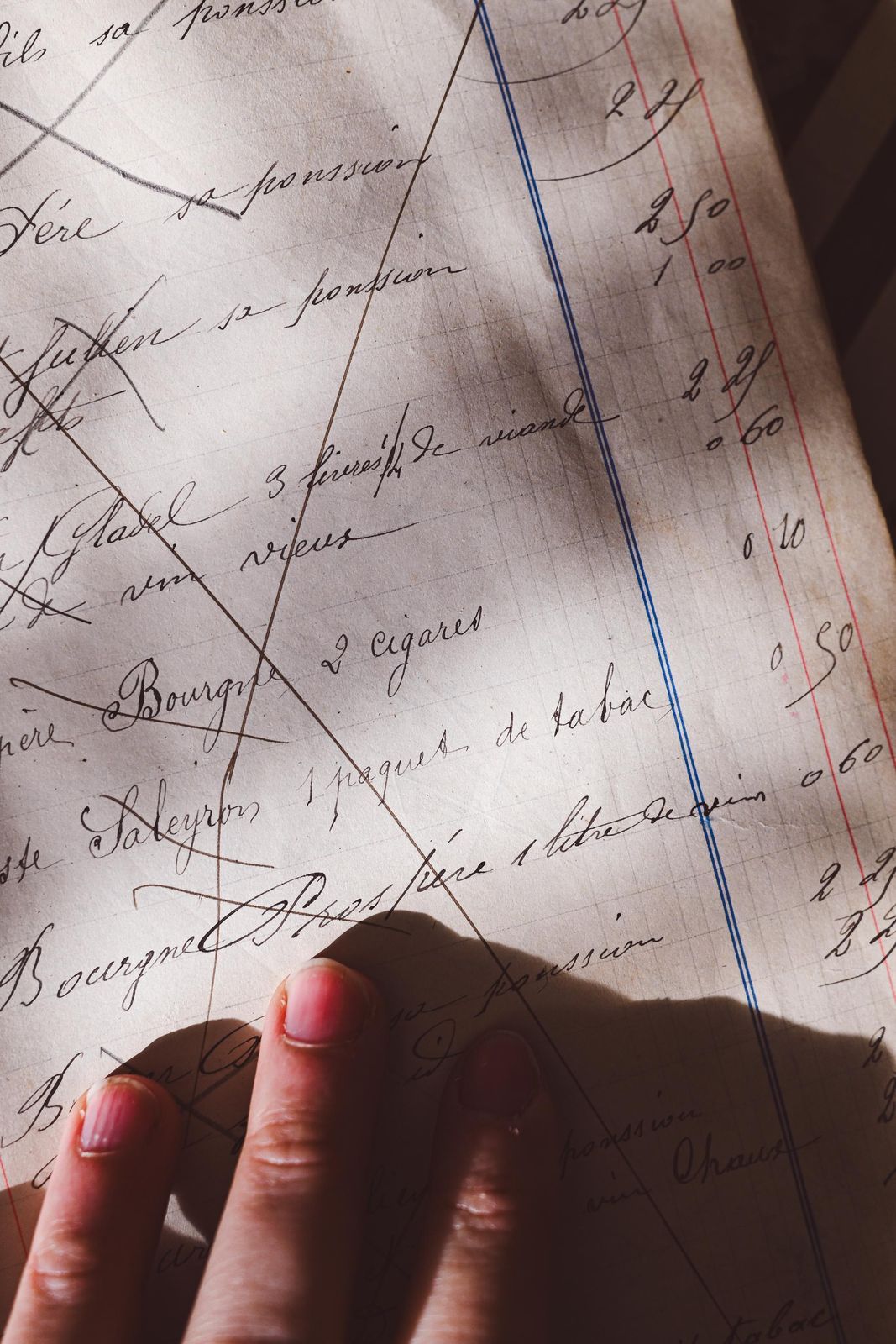 Antique 1892 Hotel Ledger: Handwritten Historical Document From Victorian Era Inn