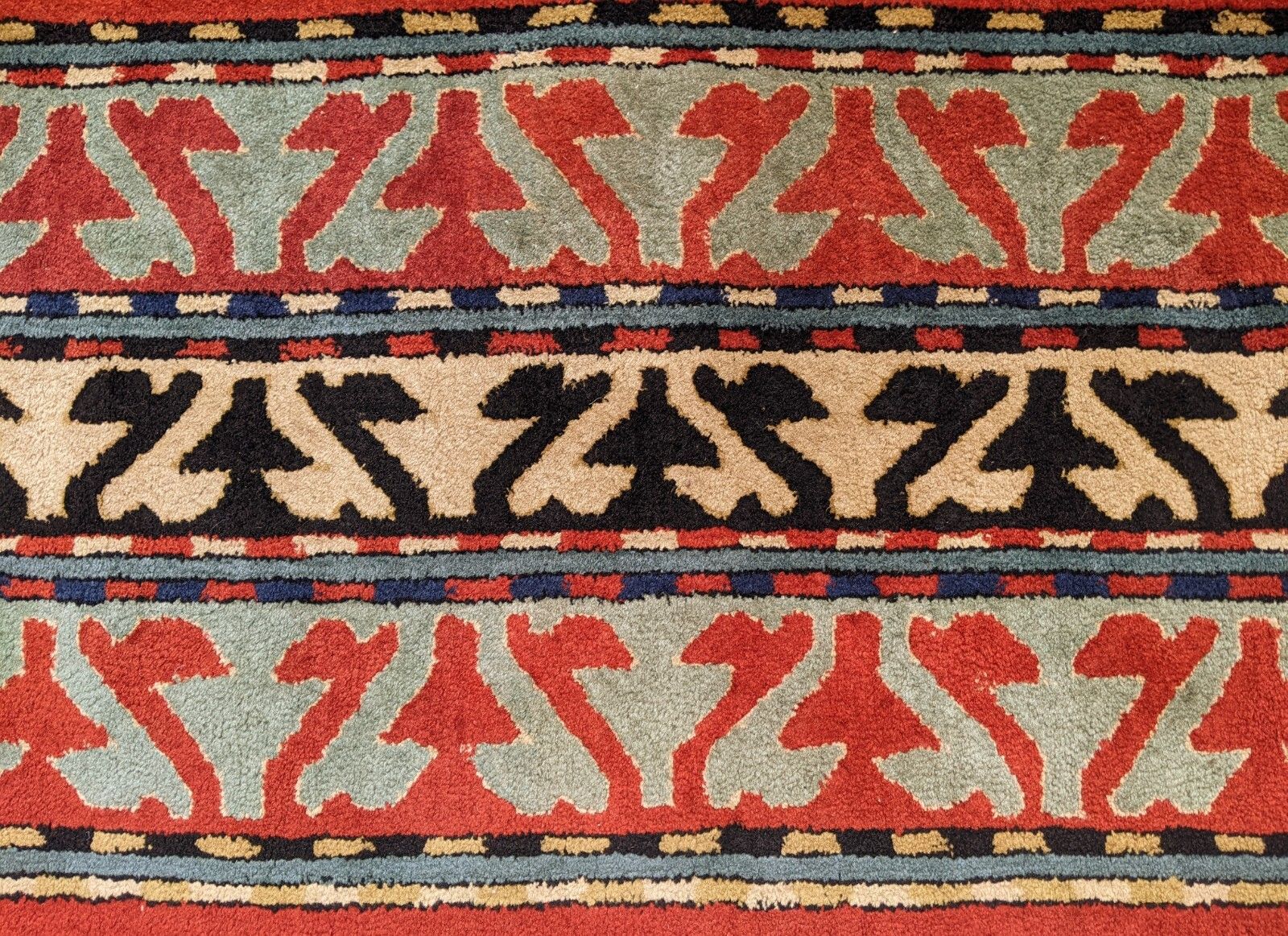 photo for sale Antique Tetex Kazak Carpet Room Size   (Possible Pair)