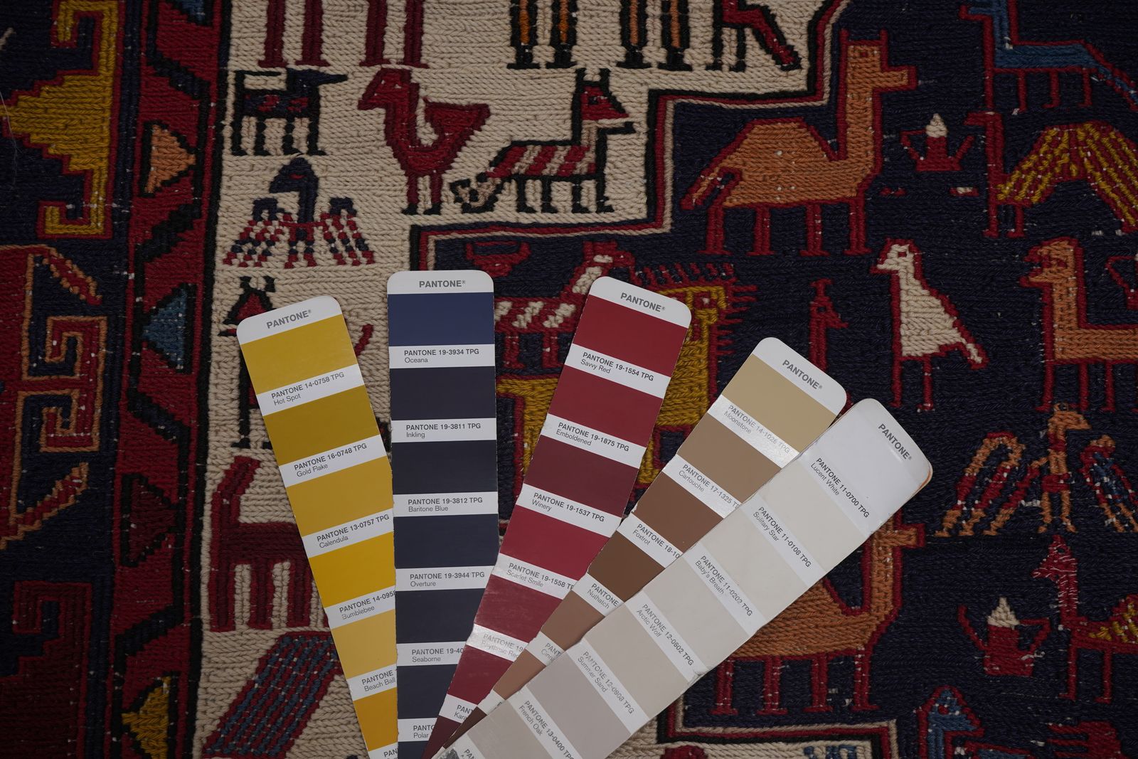 photo for sale Turkish Jajim Kilim Rug   Wool Rug With Geometric Motif 5'1'' X 8'1''