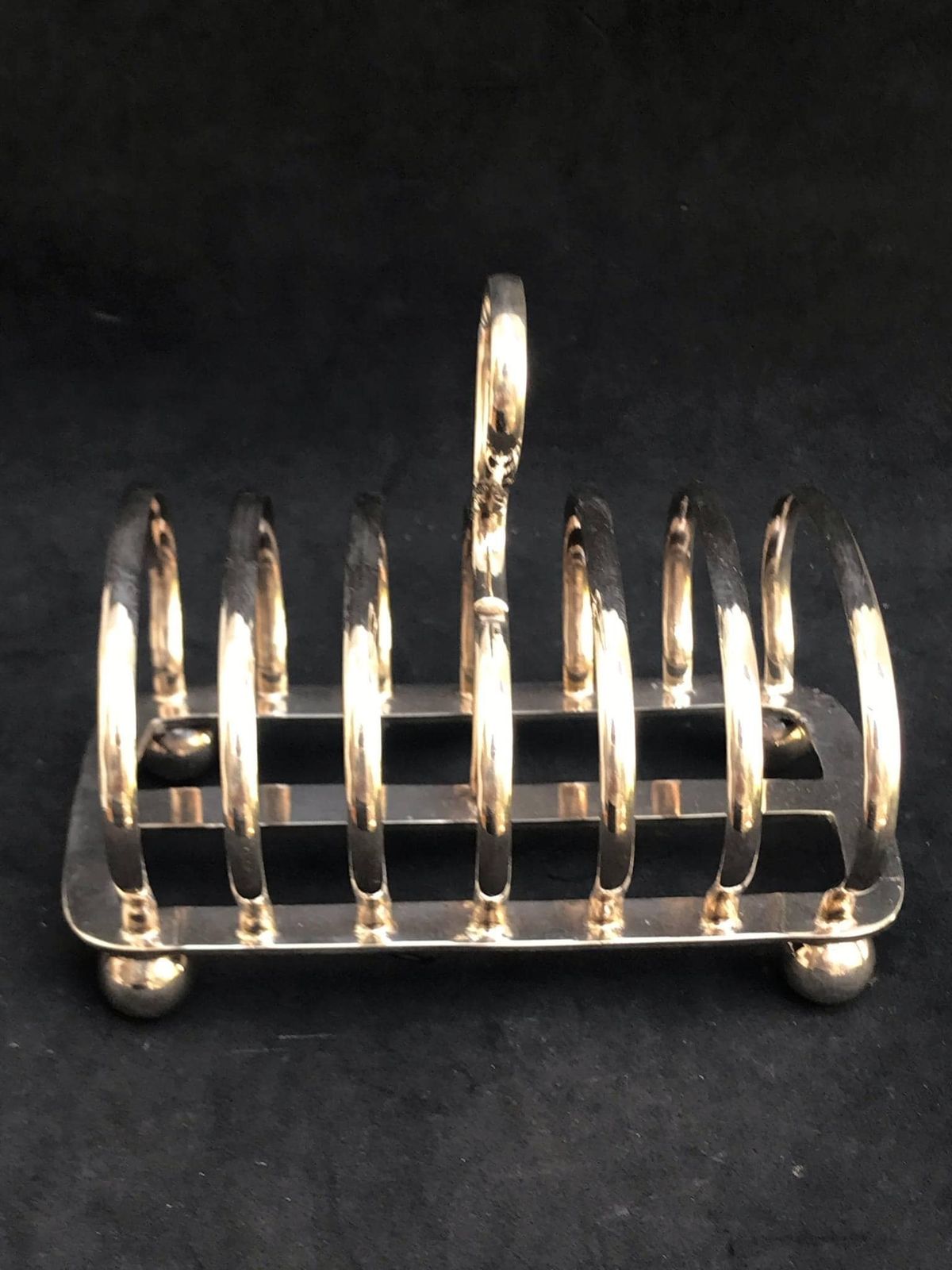 Antique Toast Rack Holder 6 Slices Silver Plated Breakfast English Victorian Wedding Gift Hostess Gift Hukin And Heath photo Home Decor
