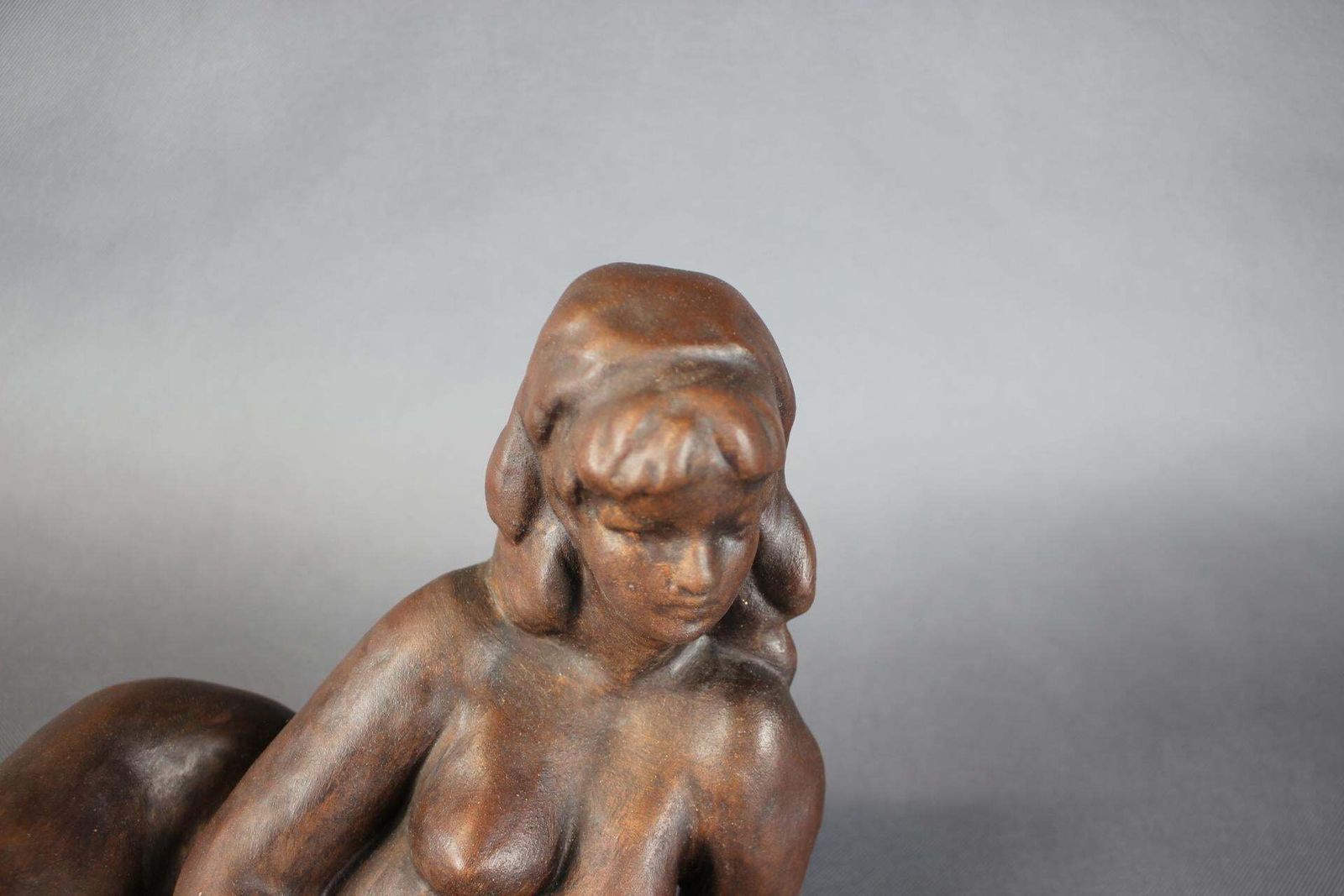 Large Statuette Of Act By Bohumil Kokrda, Czechoslovakia, 1980s photo buy