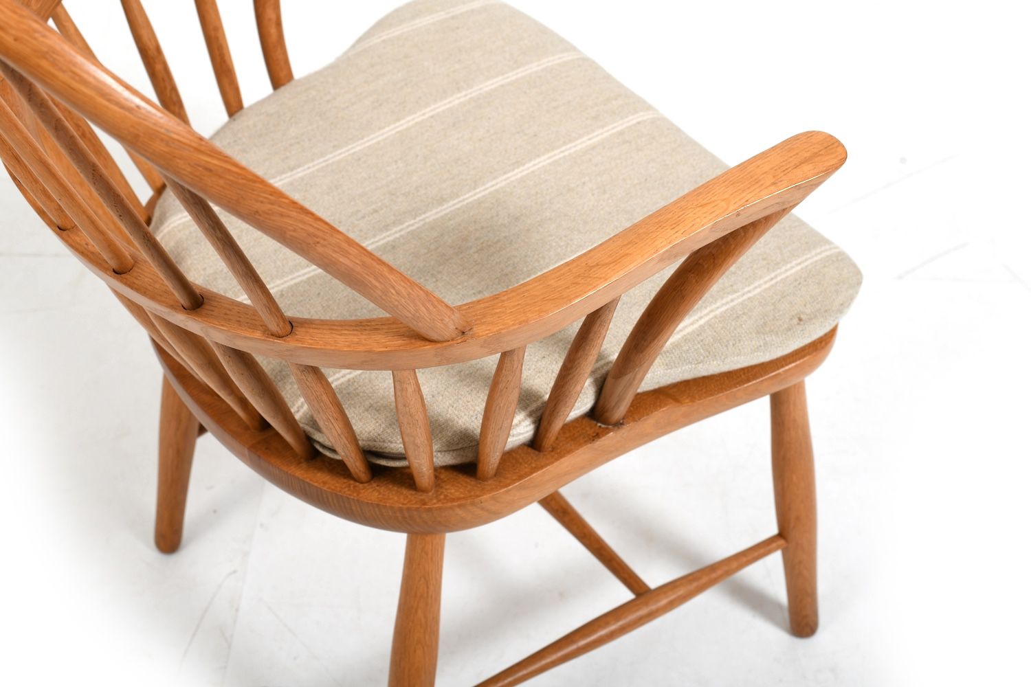 Fh38 Windsor Chair By Frits Henningsen In Oak 1960s photo vinterior