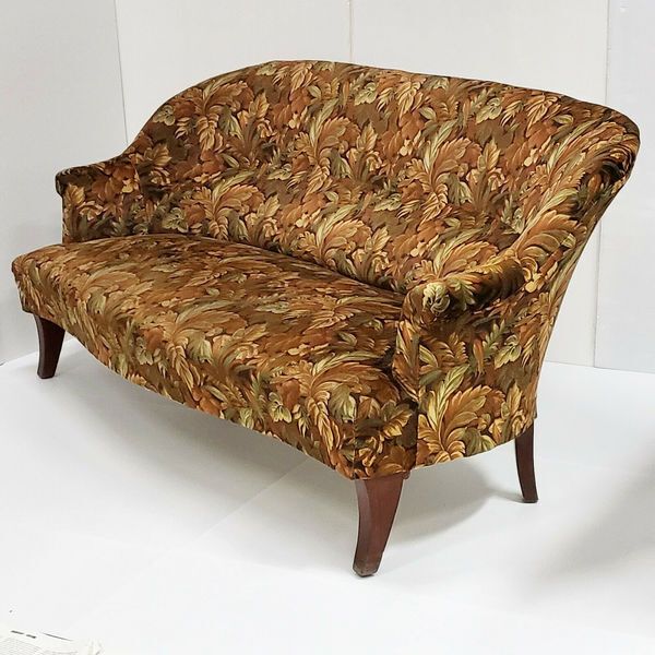 Rare French Vintage Velvet 3 Seat Sofa From 1970 photo furniture