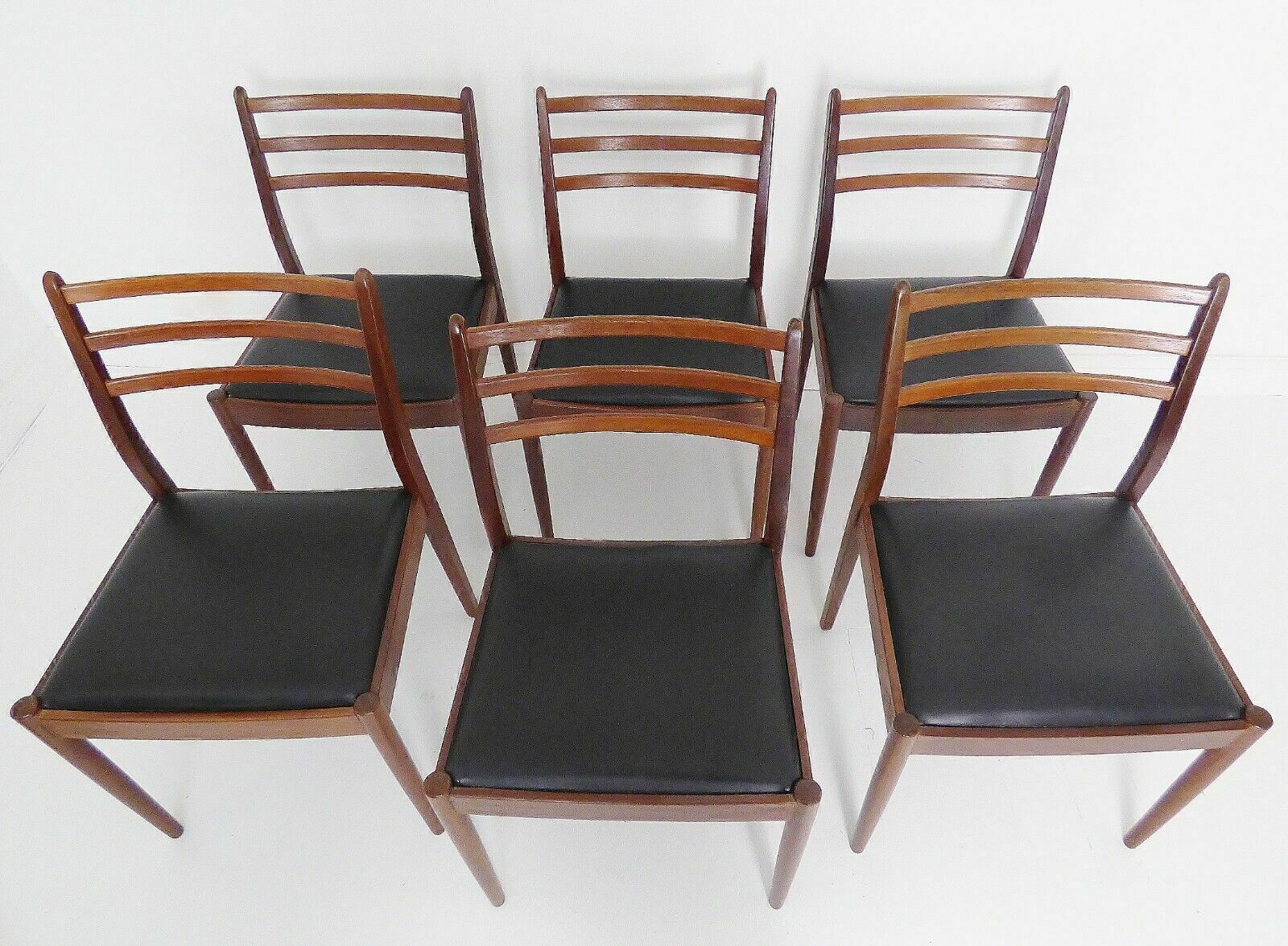 Stunning Set Of 6 Vintage G Plan Teak Dining Chairs   Victor Wilkins photo for sale