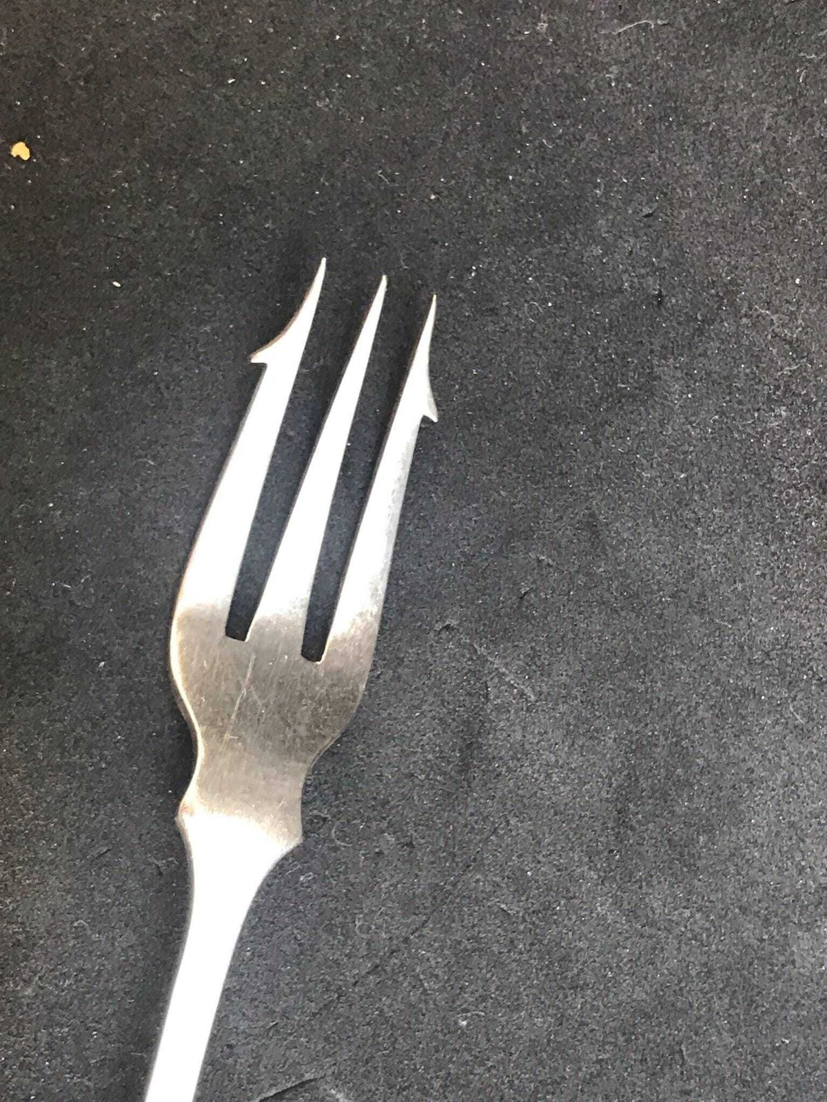 photo for sale Pickle Fork Antique English Silver Plated Handled Pickle Fork C.1880 Victorian Gift For Him Olives Fork Bar Accessory Meat Server