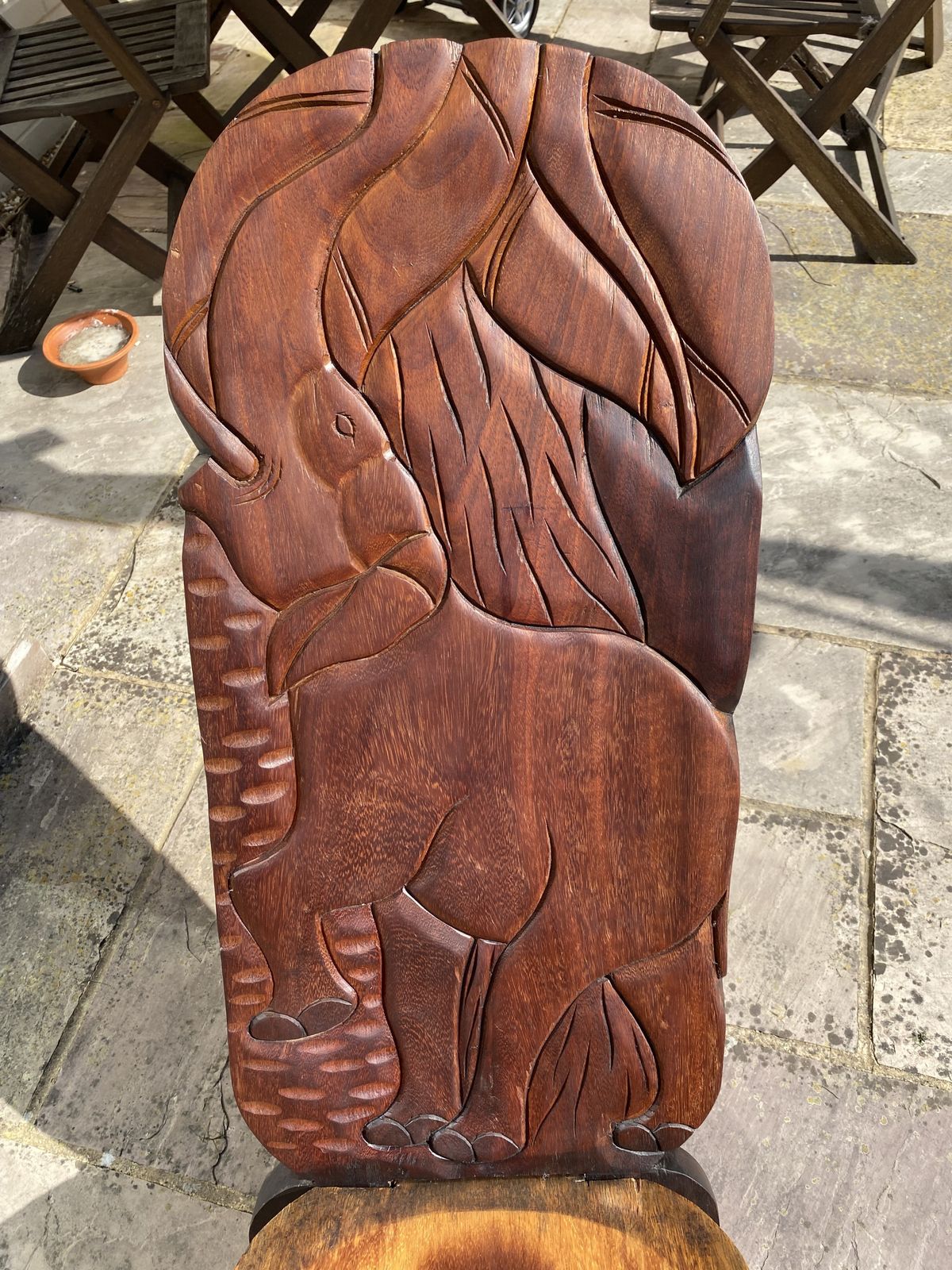 Unusual Wooden Two Piece Chair photo Furniture