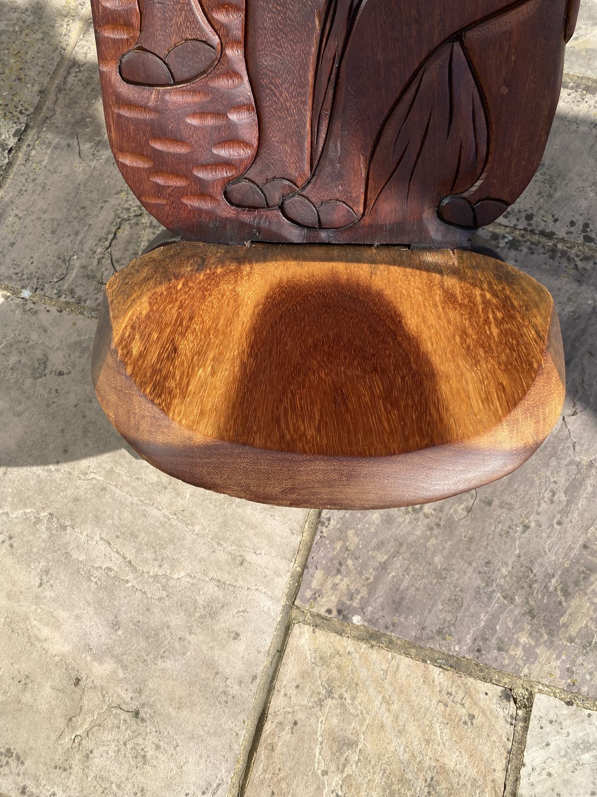 Unusual Wooden Two Piece Chair photo buy