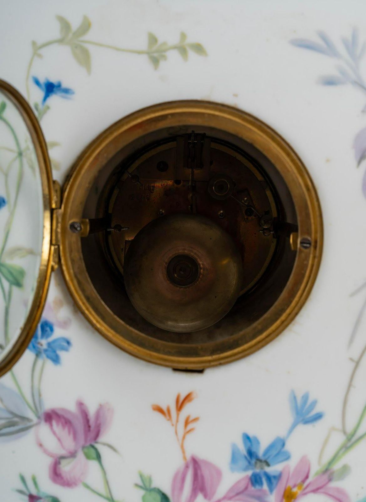 Porcelain Clock, 19th Century, Napoleon III Period. photo buy