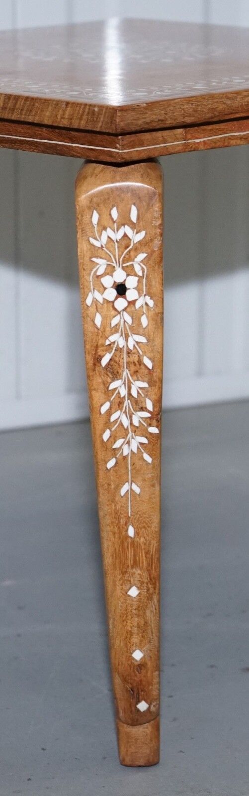 Anglo Indian Inlaid. Wooden Table photo Furniture