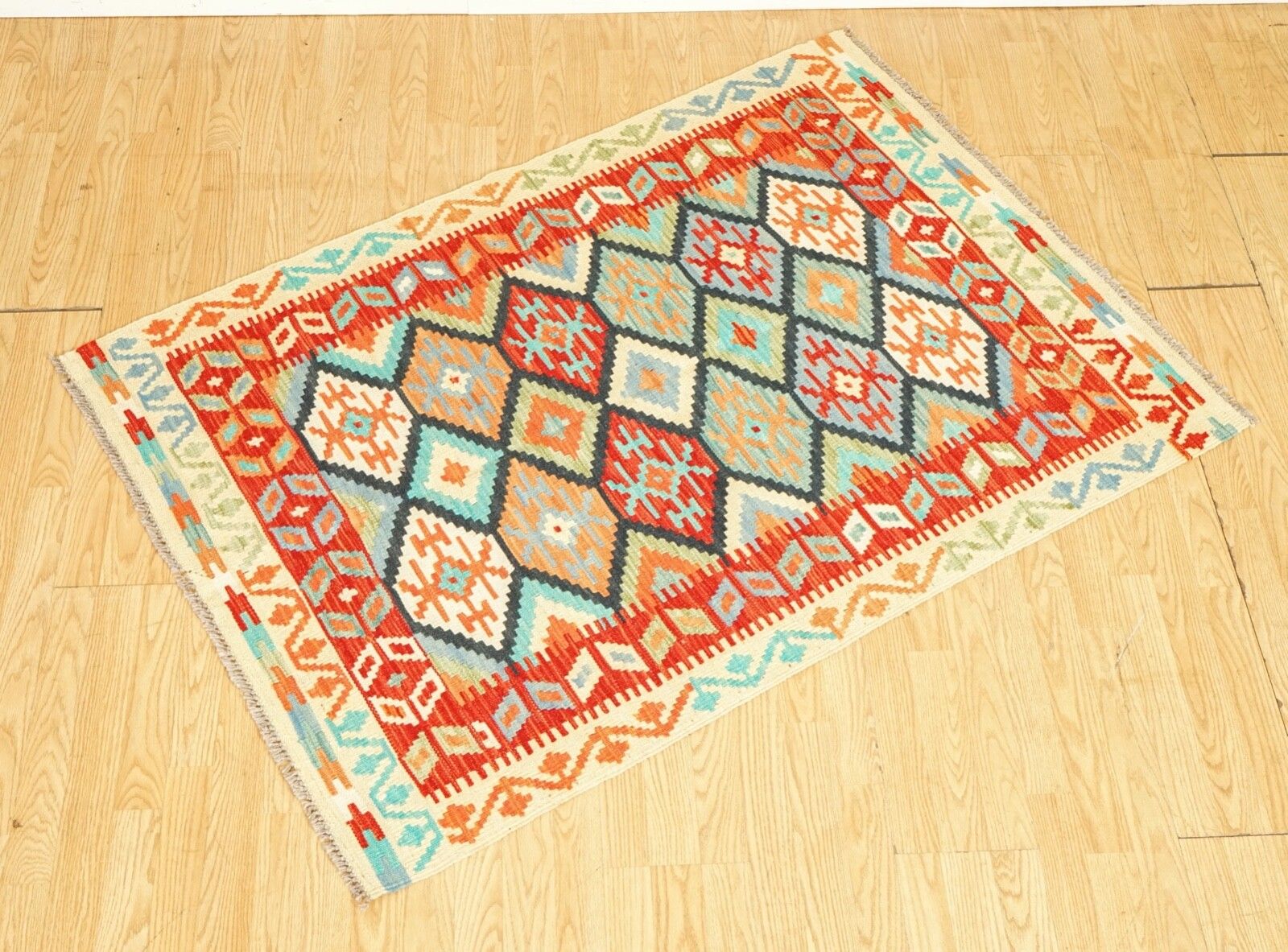 Lovely Vintage Geometric Kilim Aztec Rug photo furniture