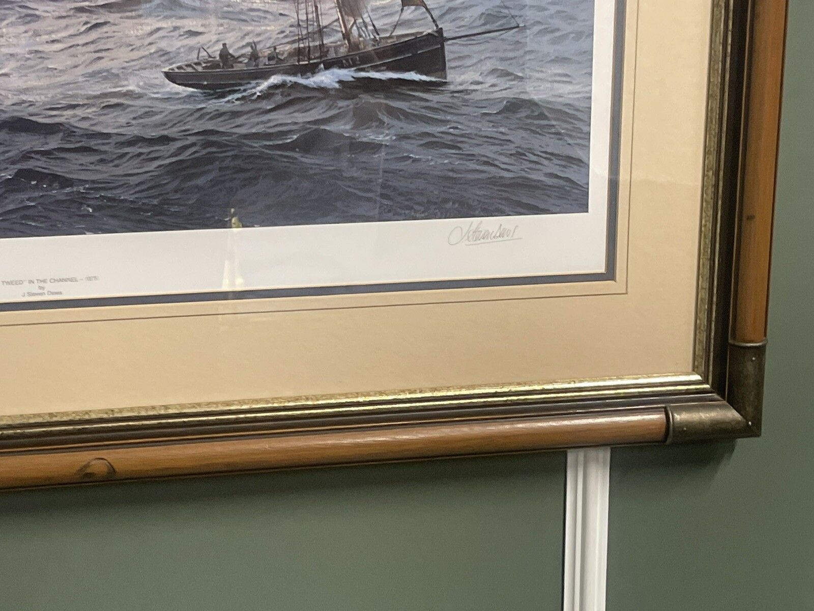 Limited Print 467/600 By J. Steven Jews The Tweed In The Channel 1875 Campaign photo 750.0