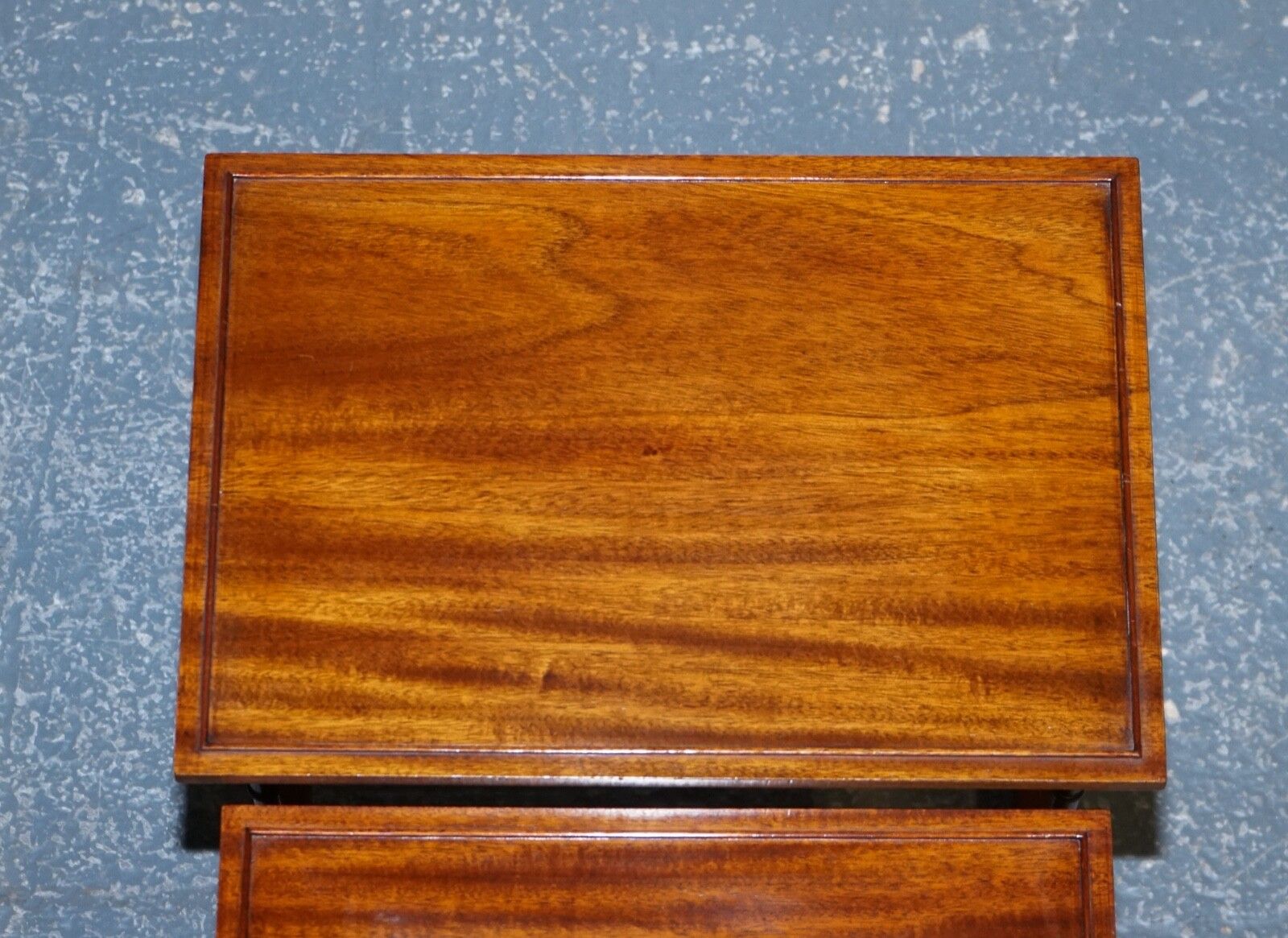 photo furniture Georgian Nest Of Four Nesting Tables Side Tables With Bamboo Legs