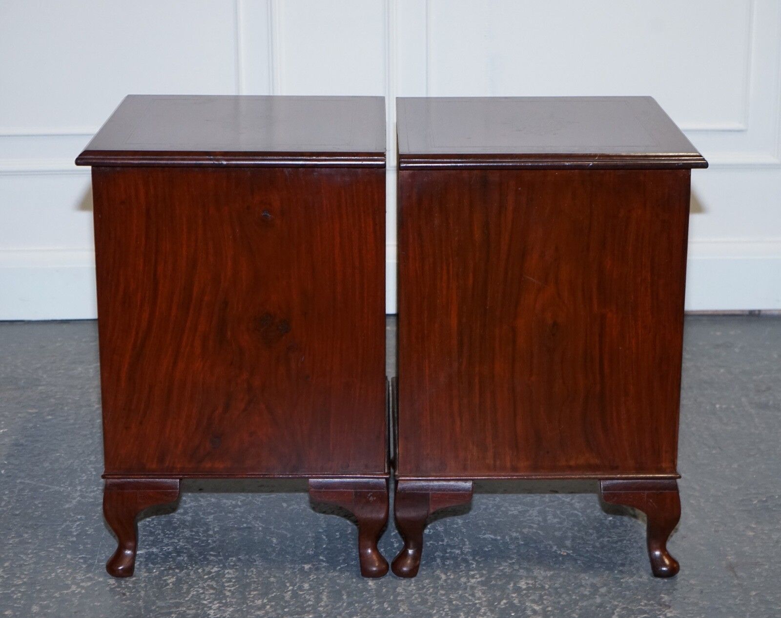 photo buy Stunning Pair Of Brass Inliad Anglo Indian Bedside Tables Nightstands