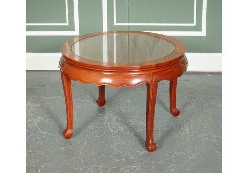 Oriental Asian Rosewood Tea Table With Set Of 4 Seat photo vinterior