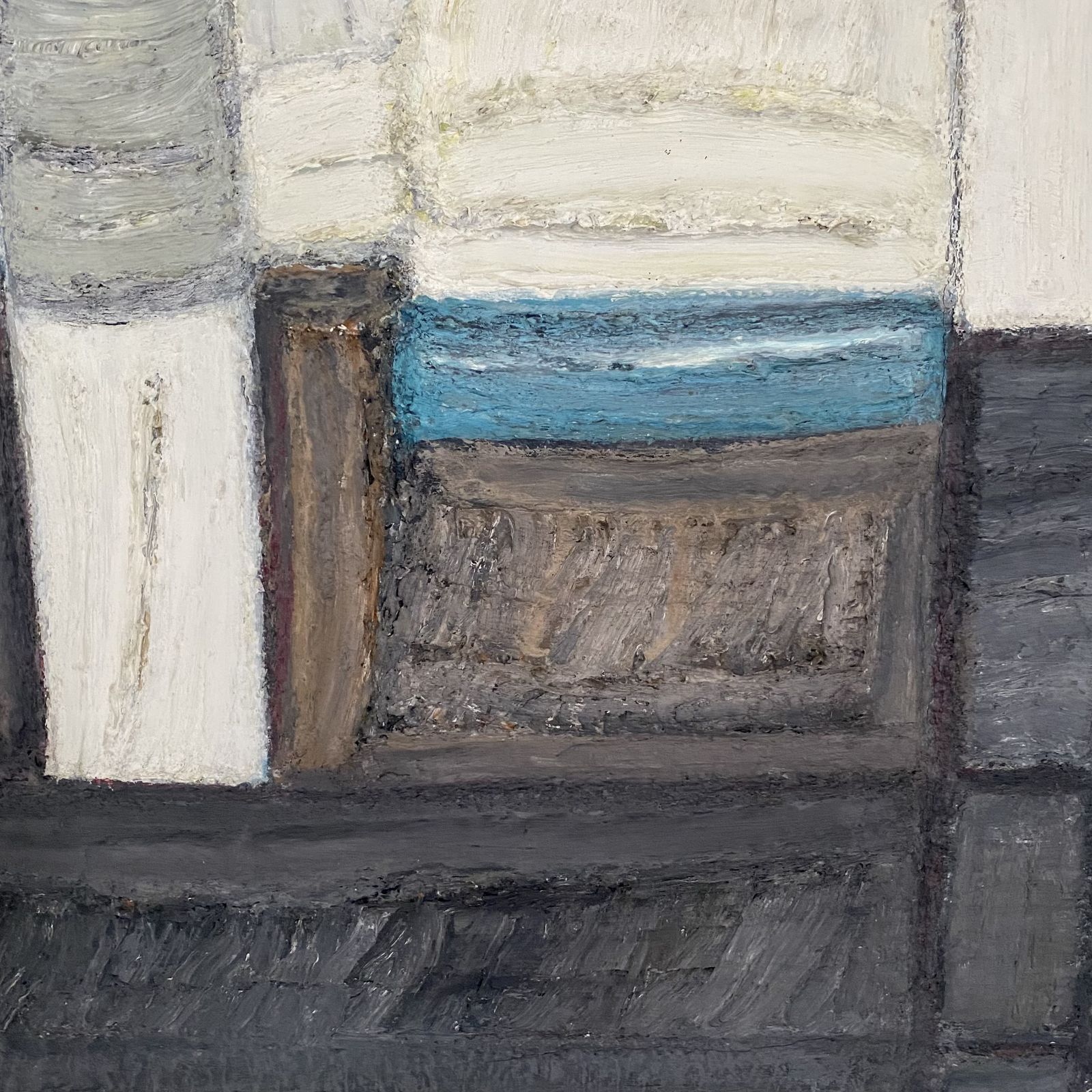 Large Swedish Modernist Abstract Painting By Max Gregor Carlsson photo Art